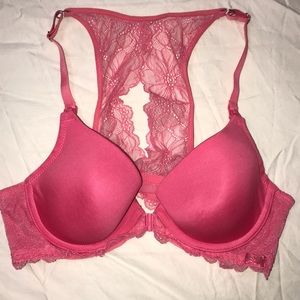 Jessica Simpson Pnk Lace Racerback Nursing Bra 34B